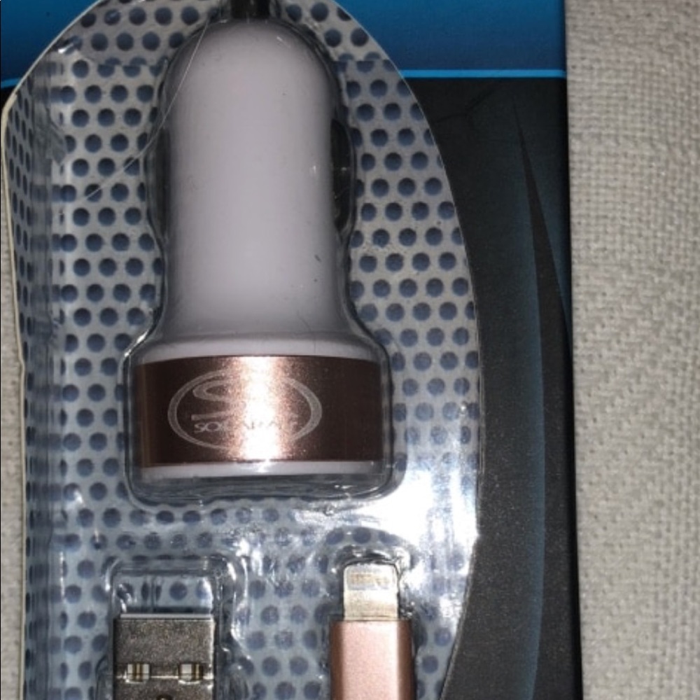 iPhone charger with Card adapter